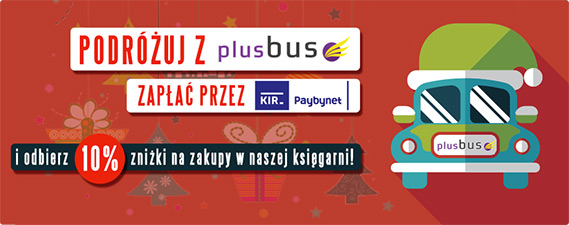 Podróżuj z PlusBus i zgarnij 10% zniżki na zakupy w TaniaKsiazka.pl