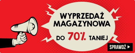 Wyprzedaż magazynowa do 70% taniej w TaniaKsiazka.pl