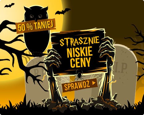 Strasznie niskie ceny na Halloween -50% w TaniaKsiazka.pl