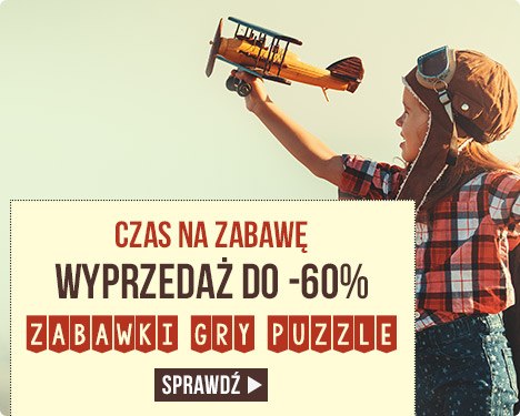 Wyprzedaż zabawek do -60% w TaniaKsiazka.pl >>