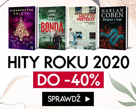 Hity roku 2020 do -40% Sprawdź na TaniaKsiazka.pl >>